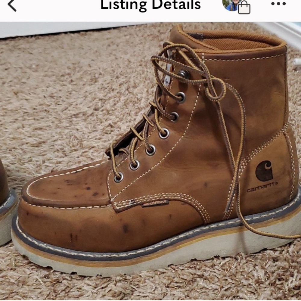 Carhartt steel toe work boot